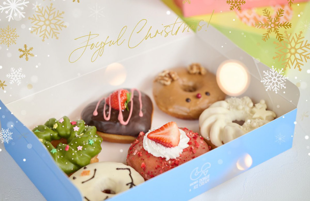 NEWS 》Joyful Christmas! 心はずむ6種のクリスマスドーナツと、自家製